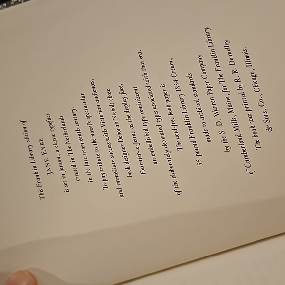 1st Printing Franklin Mint 1981 Jane Eyre Leather MINT collectible SALE - Picture 10 of 12